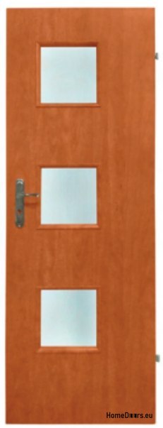 Porte de la chambre avec verre intérieur Tigra 90