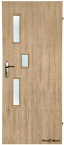 Portes de chambre avec verre intérieur Tresna 80