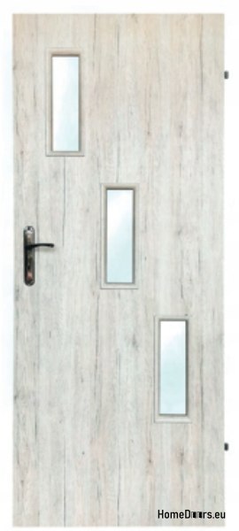 Portes de chambre avec verre intérieur Wezen 60