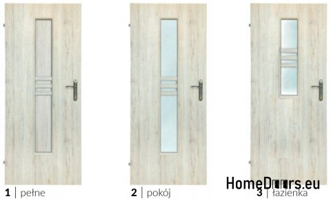 Portes vitrées avec verre intérieur Wega 70 Portes vitrées avec verre intérieur Wega 70