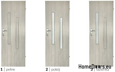 Porte de salle de bain avec verre Hiara 60 Porte de salle de bain avec verre Hiara 60