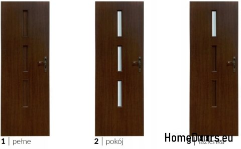 Portes de salle de bain avec verre intérieur Kari 70 Portes de salle de bain avec verre intérieur Kari 70