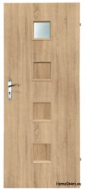 Portes de salle de bain avec verre intérieur Werso 60