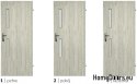 Portes intérieures complètes Aseida 70
