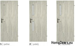 Portes intérieures complètes Aseida 80