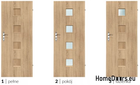Portes intérieures complètes Werso 80 Portes intérieures complètes Werso 80