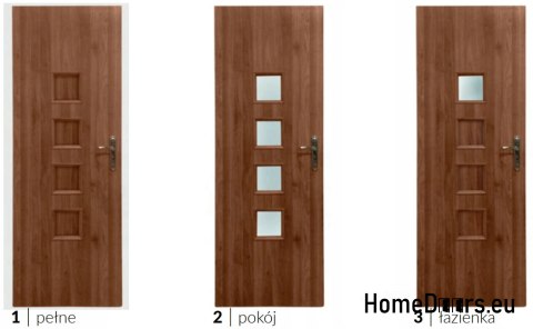 Portes de chambre avec verre intérieur Atria 60 Portes de chambre avec verre intérieur Atria 60