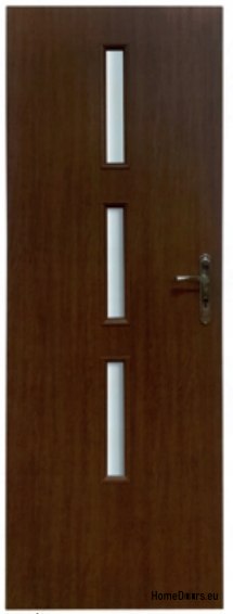 Portes de chambre avec verre intérieur Kari 70