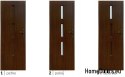 Portes de chambre avec verre intérieur Kari 70