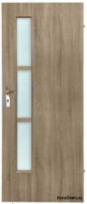 Porte de la chambre avec verre intérieur Kodi 70