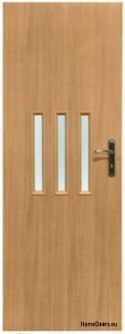 Portes de chambre avec verre intérieur Korpol 60