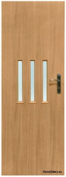 Portes de chambre avec verre intérieur Korpol 70