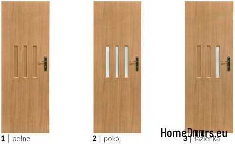 Portes de chambre avec verre intérieur Korpol 80 Portes de chambre avec verre intérieur Korpol 80