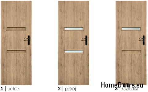 Portes de chambre avec verre intérieur Rosler 60 Portes de chambre avec verre intérieur Rosler 60