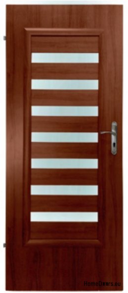 Porte de chambre avec verre intérieur Szeloba 70