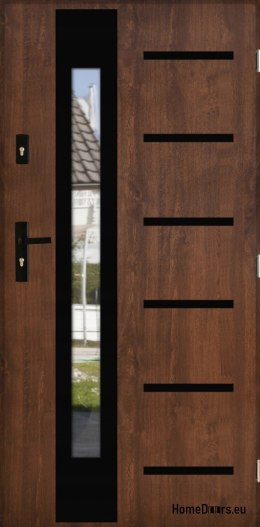 Portes extérieures THICK 72 WARM AVEC MIROIR À PORTÉE DE MAIN