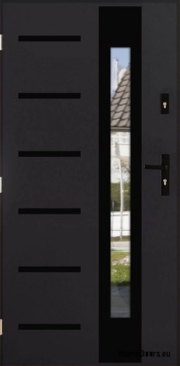 Portes extérieures THICK 72 WARM AVEC MIROIR À PORTÉE DE MAIN