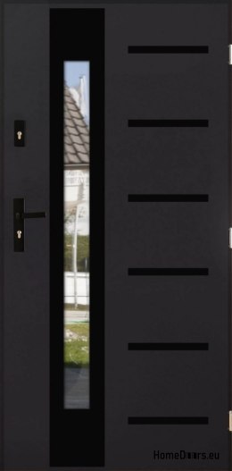 Portes extérieures THICK 72 WARM AVEC MIROIR À PORTÉE DE MAIN