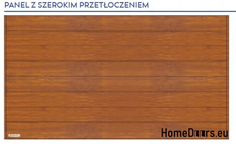 Brama garażowa segmentowa 2375x2625 mm Brama garażowa segmentowa 2375x2625 mm