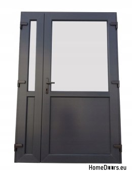 PORTES EXTÉRIEURES PVC ANTHRACITE 180x210 DOUBLE VANTAIL