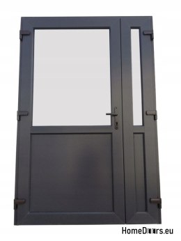 PORTES EXTÉRIEURES PVC ANTHRACITE 180x210 DOUBLE VANTAIL
