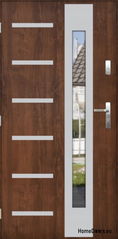 Porte extérieure THICK 72 WARM AVEC MIROIR 100