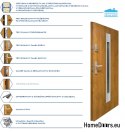 Porte extérieure avec lit d’appoint, mousse épaisse 130