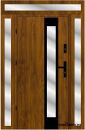 Portes extérieures avec lits d’appoint, mousse épaisse 150