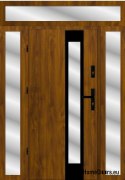 Portes extérieures avec lits d’appoint, mousse épaisse 170