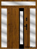 Portes extérieures avec lits d’appoint, mousse épaisse 190