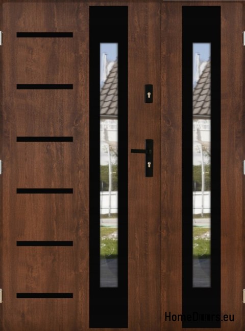 Porte à deux vantaux avec miroir épaisseur 72 mm 130 L Porte à deux vantaux avec miroir épaisseur 72 mm 130 L