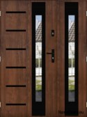 Porte à deux vantaux avec miroir épaisseur 72 mm 150 L