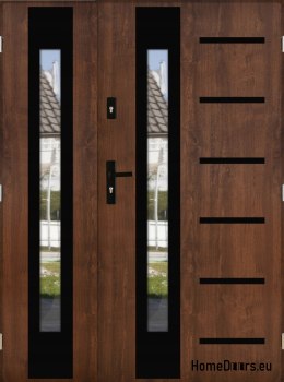 Porte à deux vantaux avec miroir épaisseur 72 mm 160 P