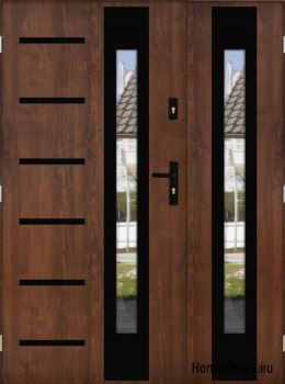 Porte à deux vantaux avec miroir épaisseur 72 mm 170 L