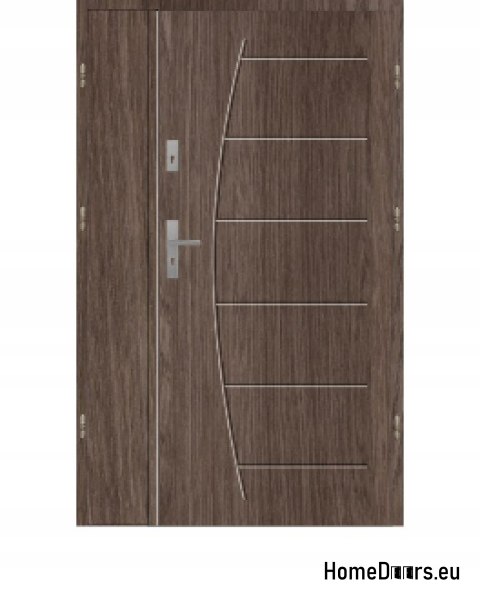 Porte à deux vantaux 110 Droite, couleurs assorties