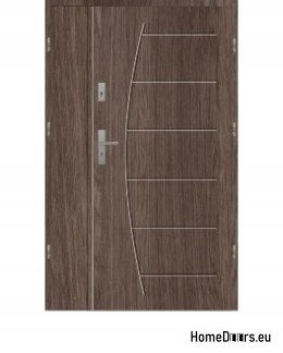 Porte à deux vantaux 130 Droite, motifs assortis, couleurs