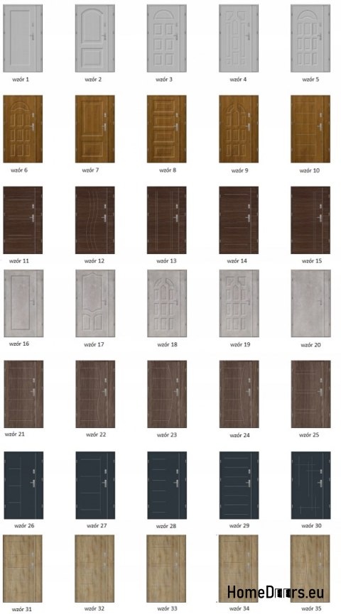 Porte à deux vantaux 150 Gauche, différentes couleurs de modèles Porte à deux vantaux 150 Gauche, différentes couleurs de modèles
