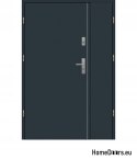 Porte en acier à deux vantaux 150 Droite, 20 COULEURS