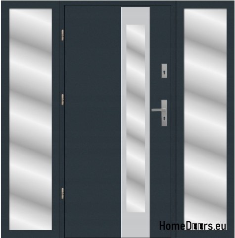 Porte extérieure avec lit d’appoint, mousse épaisse 210