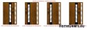 Portes extérieures avec lits d’appoint, mousse épaisse 150