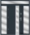 Portes extérieures avec lits d’appoint, mousse épaisse 210