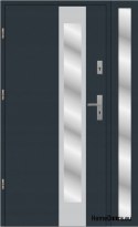 Porte extérieure avec lit d’appoint en mousse épaisse 120