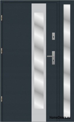 Porte extérieure avec lit d’appoint en mousse épaisse 120
