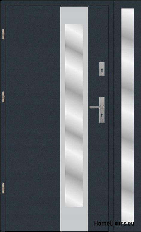 Porte extérieure avec lit d’appoint en mousse épaisse 120