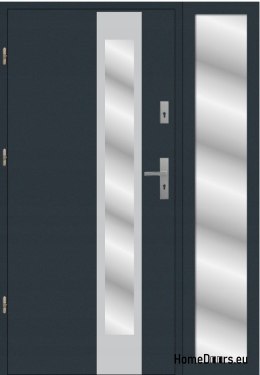 Porte extérieure avec lit d’appoint mousse épaisse 140