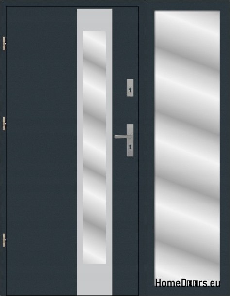 Porte extérieure avec lit d’appoint mousse épaisse 160