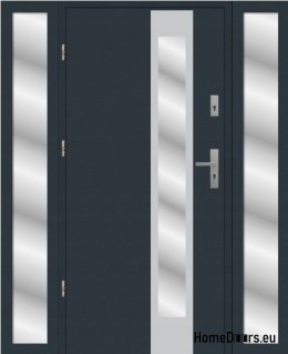Portes extérieures avec lit d’appoint, mousse épaisse 170