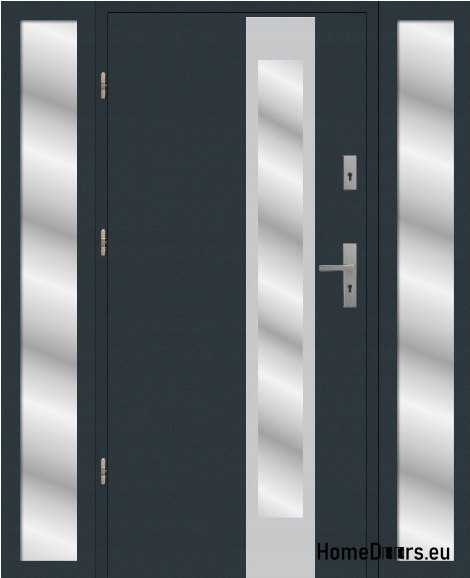 Portes extérieures avec lit d’appoint, mousse épaisse 170