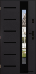 Porte extérieure sur mesure ÉPAIS 72 MM chaud avec miroir vénitien 80 90 100