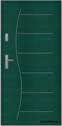 PORTE EXTÉRIEURE CHAUDE T43 55 mm polystyrène 100